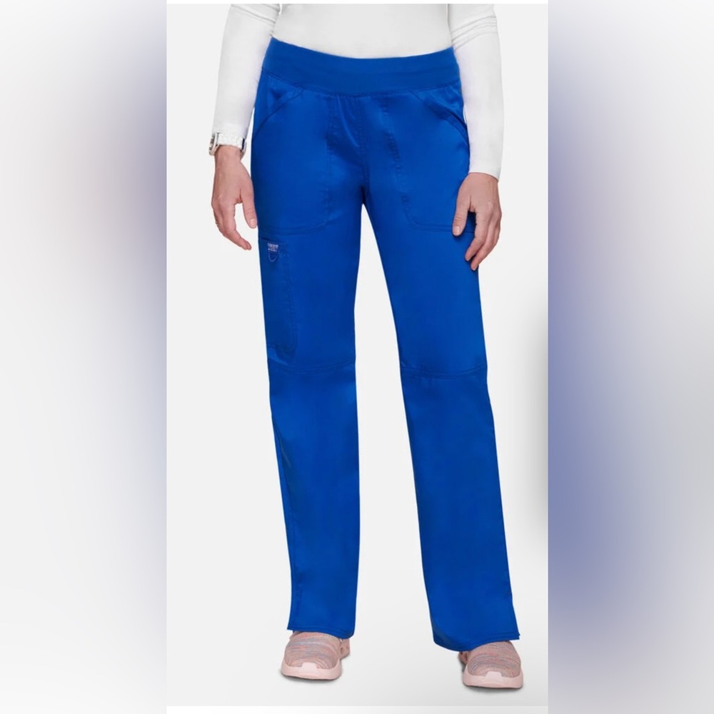Cherokee Women's Royal Blue Straight Leg Pants Tall